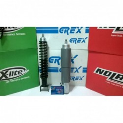 COPPIA AMMORTIZZATORI VESPA PX 125 150 200 PX ARCOBALENO DAL 1977 AL 1999 NO DIS